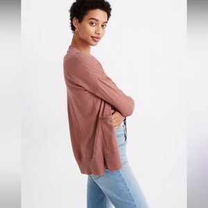 Madewell || Bradley Cardigan Sweater in Blush